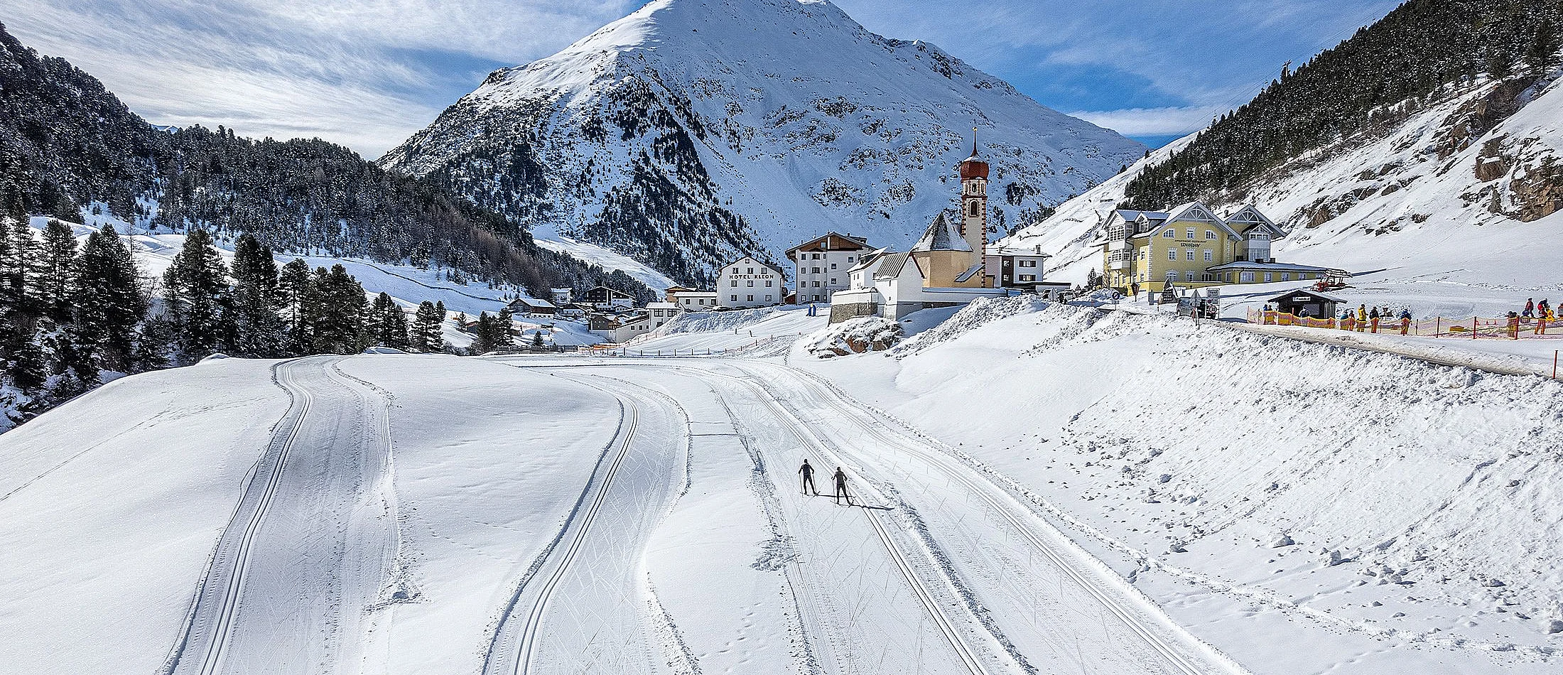 Cross-country skiing in Vent